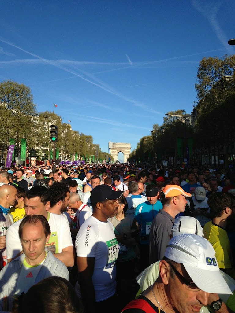 Paris Marathon Race Starting Pen